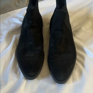 Prada Men's Black Suede Chelsea Boots